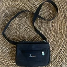 Sherpani Zoom Crossbody Bag Multi Pocket Small Black Water Resistant Travel
