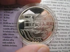 BULLION - 2003 Metric 1oz Capsuled Silver Proof Coin Royal Visit & COA