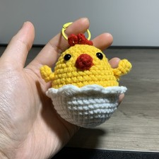 Chick Plush Crochet Handmade Plushie Amigurumi Stuffed Toy
