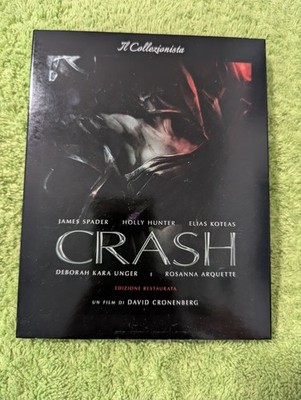 CRASH David Cronenberg - Blu Ray + DVD Slipcover !!! Aus Katalog Neuwertig 