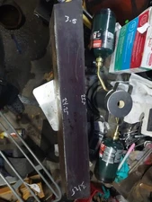 Westinghouse Double Blue Line Biege Micarta Knife Scale Blank 24x3x6  Crosscut