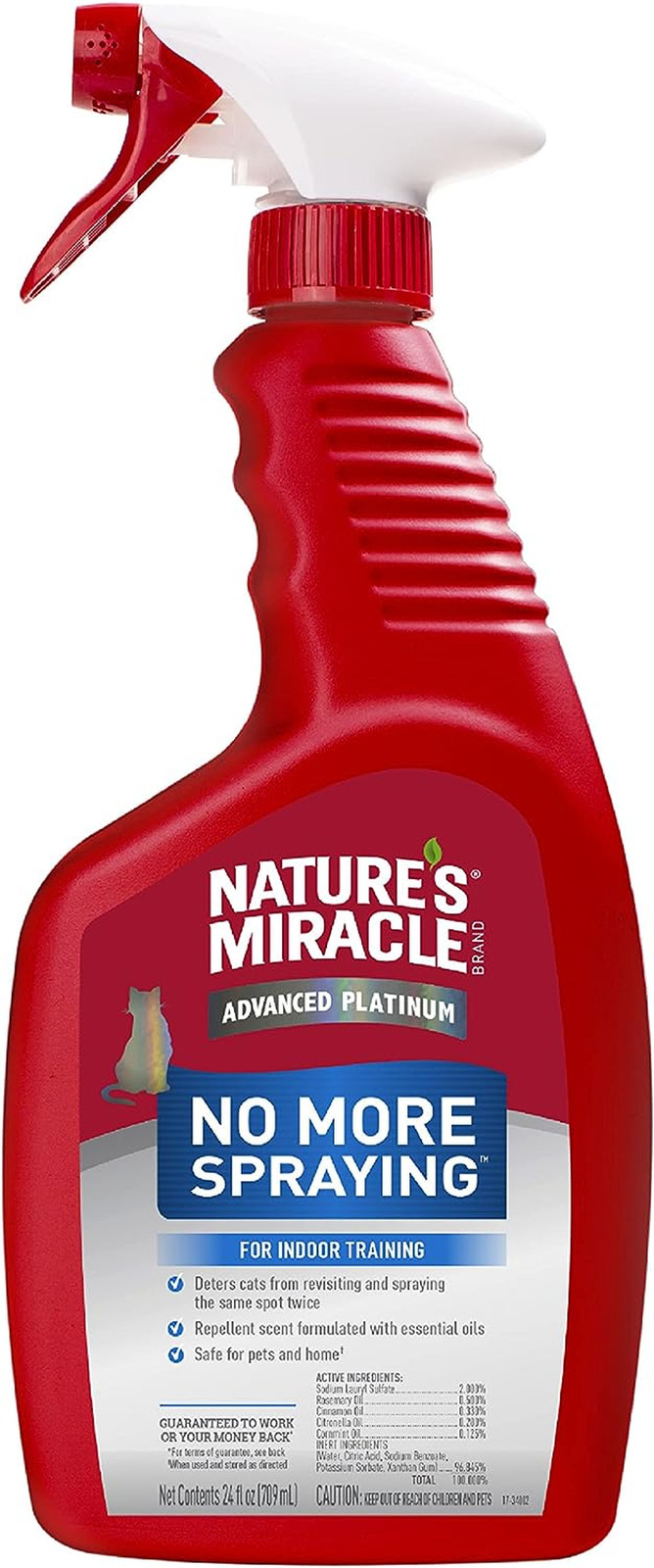 Nature'S Miracle Advanced Platinum No More Spraying, 24 Ounc