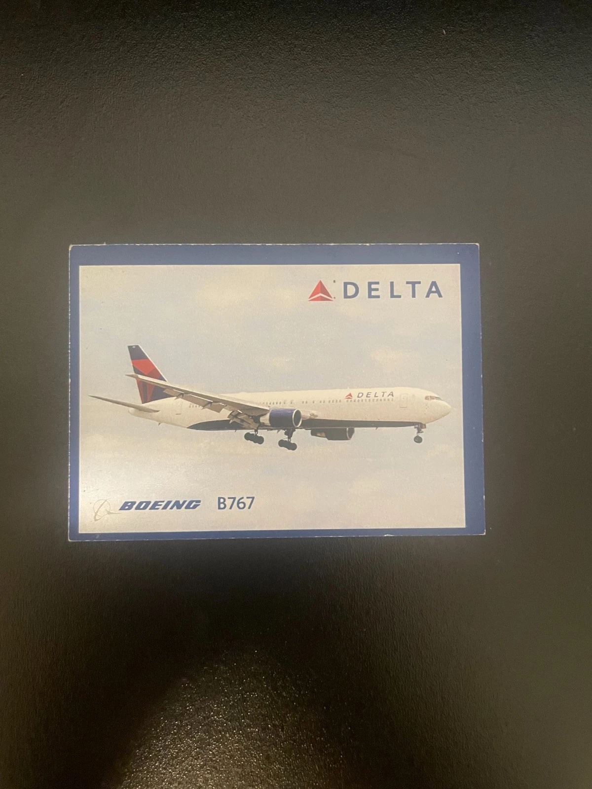 2010 Delta Trading Card #22 Boeing 767 - product detail image 1
