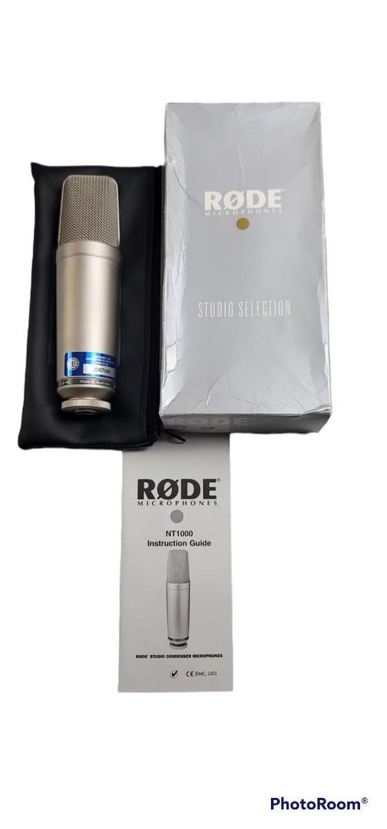 Rode NT1000 Condenser Microphone Professional Bag Vintage | eBay