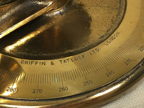 Vintage Surveying / Navigation Piece by Griffin & Tatlock Ltd of London - Picture 2 of 9