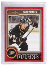 Sami Vatanen 2014-15 O-Pee-Chee Red Parallel Card #214