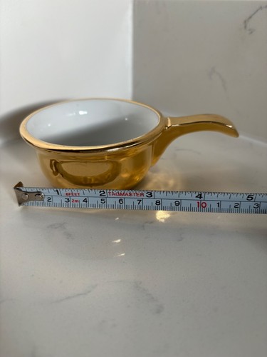 Antique Royal Worcester Cocette GOLD LUSTER Shape 32 Sz 1 & 3~FIREPROOF - Picture 10 of 17