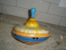 VINTAGE OHIO ART SPINNING TOP DAVID JASON WITH ANIMALS T36 