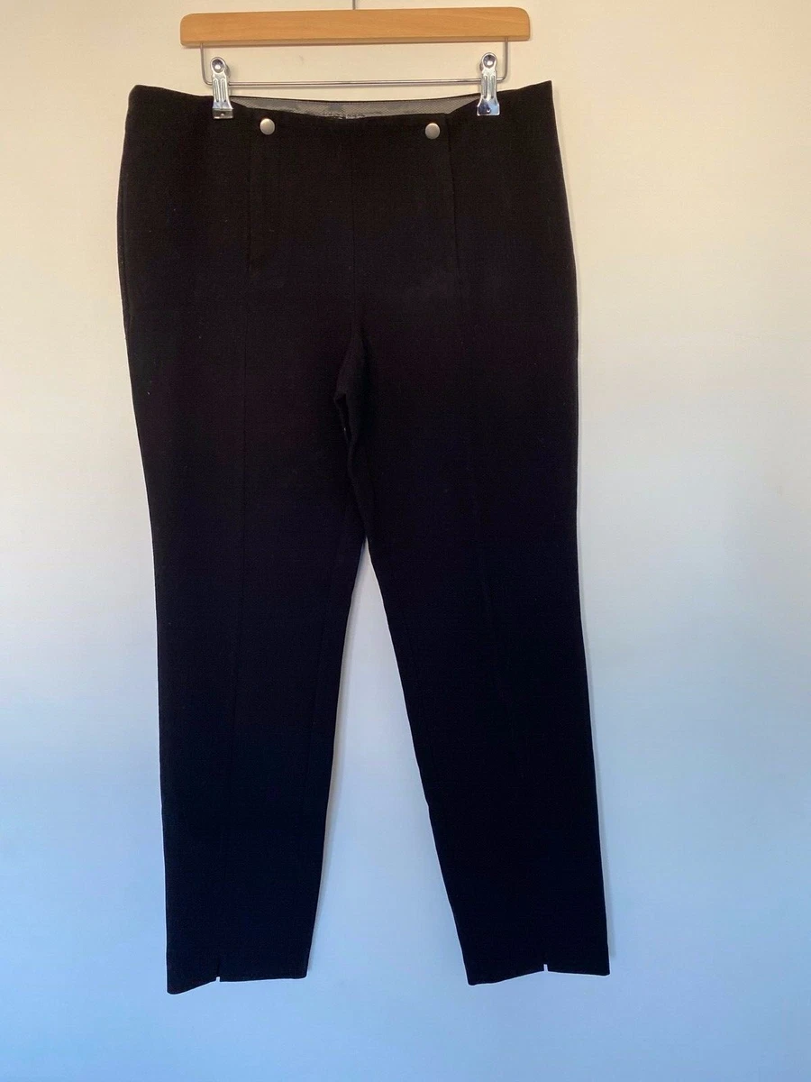 Black trousers top size 14