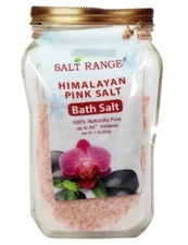 SALT RANGE (1 LB) Pouch ●HIMALAYAN PINK SALT● Bath Salts 100% Naturally Pure.