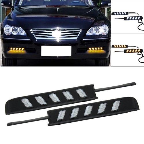 LED Daylight Daytime Running Light DRL Fog Light For Toyota REIZ Mark X 2005-09