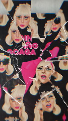 LADY GAGA Lined Notebook Central 23 Memorabilia 8x6 JOURNAL Notes