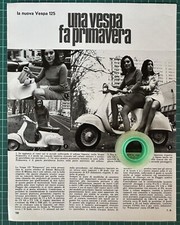 Rara Pubblicità VESPA PIAGGIO 125 Primavera 1968