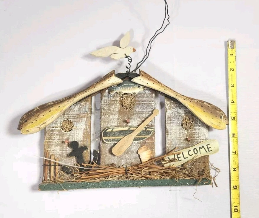 Fishing Wall Decor Plaques Lakelife Cottage Mancave Fisherman Marine Nautical C - Image 4 of 4