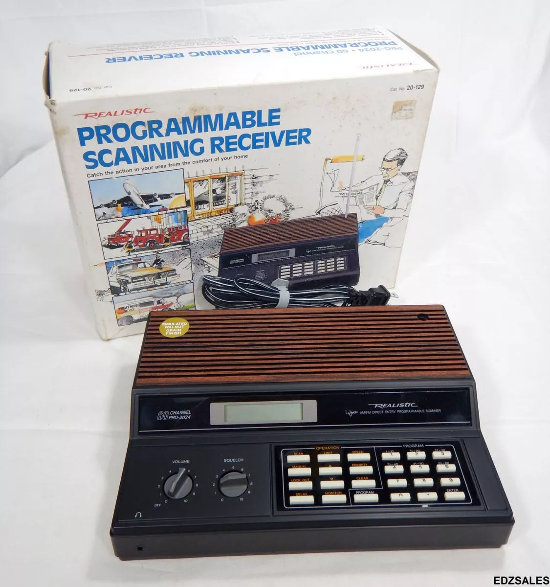 Realistic 60 Channel Pro2024 UHF/VHF AM/FM Direct Entry, 42 OFF
