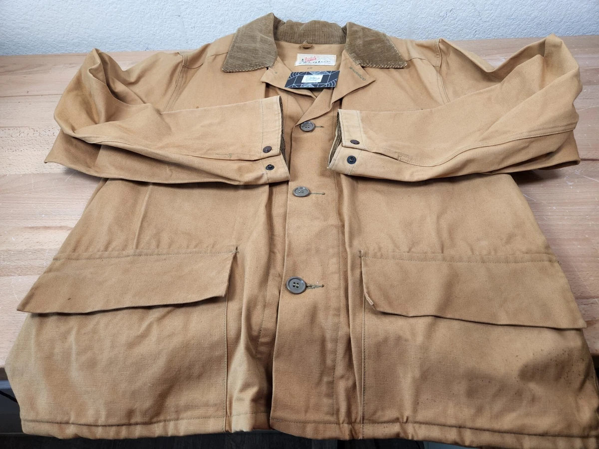 Vintage 1930s 40's Utica Duxbak AERO Field Coat,canvas Hunting