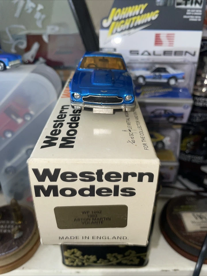 Western Models escala 1/43 1983 Aston Martin Volante WP 109Z (azul metálico) como nuevo Foto 4 de 4