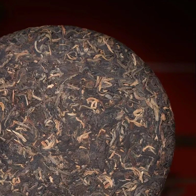 Té crudo Yunnan Qizi Puerh 2000 7542 envejecido crudo Pu-erh pastel de té antiguo té Pu'er Foto 3 de 4