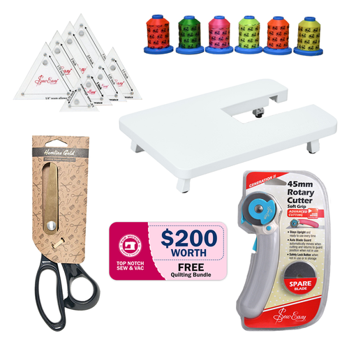 Bernette B38 Affordable Sewing Machine - $200 Worth Quilting Bundle - Picture 12 of 13