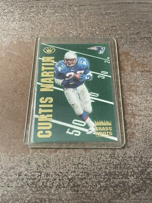 Curtis Martin 1996 Leaf Grass Roots #19 Patriots Ser#/5000 Turf
