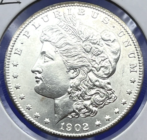 1902-O Morgan 90% Silver Dollar BU Gem Shiny, Bright, Well Struck (DMPL) Coin