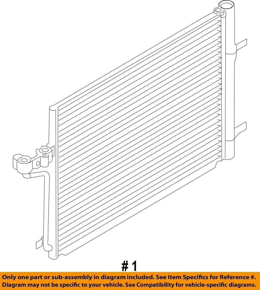 Condensador de aire acondicionado usado se adapta a: Ford C-max 2015 grado C Foto 4 de 4
