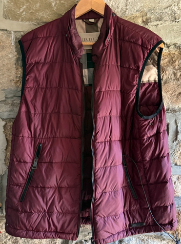 Chaleco/chaqueta chaleco/calentador corporal capucha extraíble a cuadros Nova BURBERRY BRIT para hombre - Imagen 13 de 13