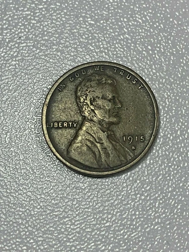 1915-S Lincoln Cent in Very Fine Condition-Semi-Key Date