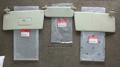 HONDA RHD NSX NSX-R NA1 NA2 SUN VISOR SET OF X3 PLATINUM WHITE