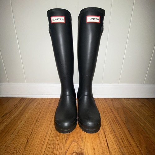Women's Tall Hunter Rain Boots Size 6 