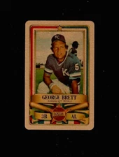 1982 Permagraphics All-Stars Gold GEORGE BRETT credit card Royals Perma Graphics
