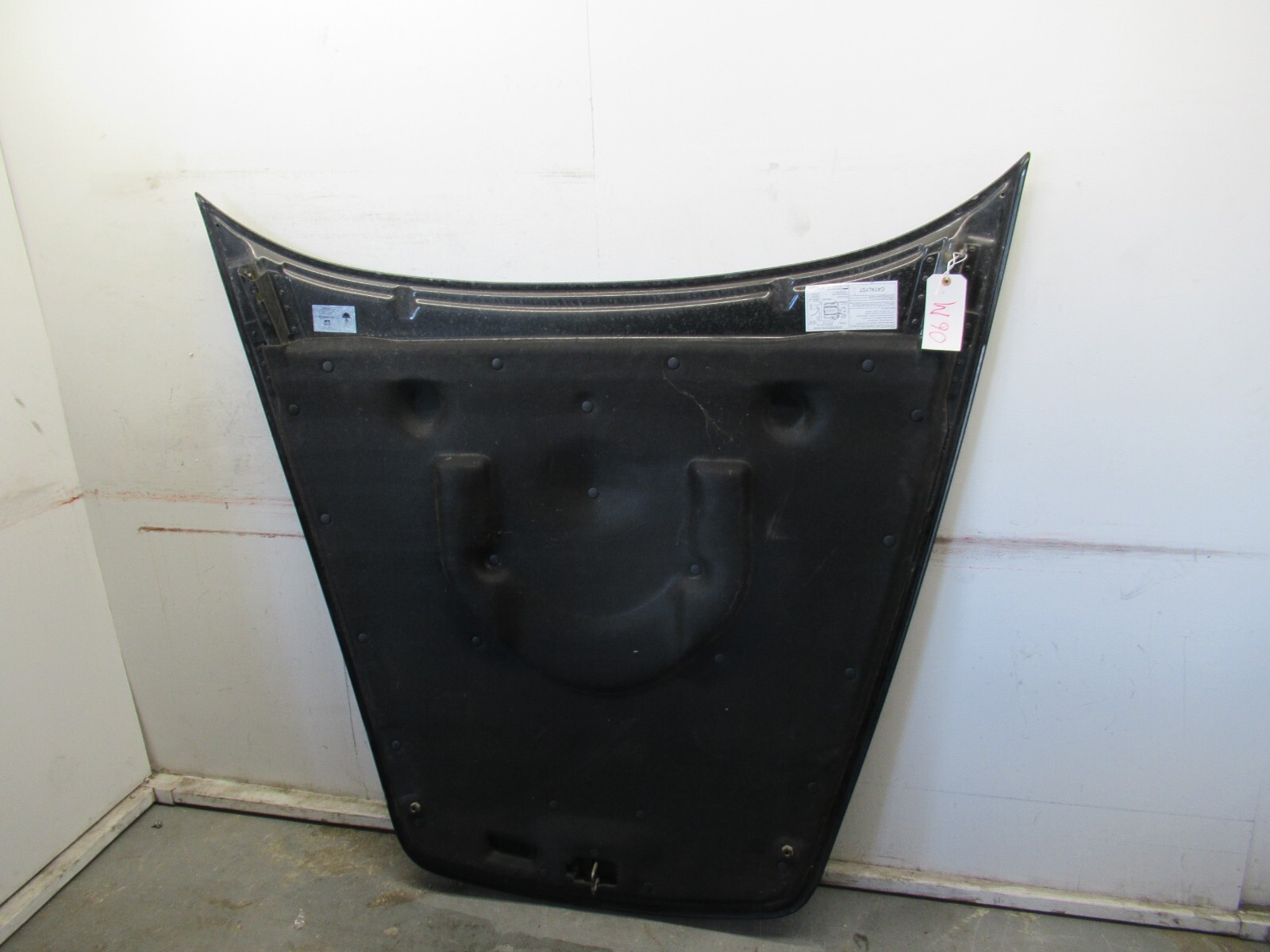 04-12 MASERATI QUATTROPORTE FRONT HOOD BONNET BLACK OEM