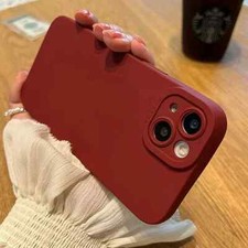 Case For iPhone 17 16 13 14 15 12 Pro Max Plus 8 7 SE Shockproof Silicone Cover