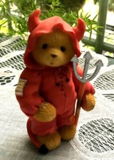 CHERISHED TEDDIES - TREVOR - YOU BRING OUT THE DEVIL IN ME -DEVIL COSTUME HLLWN