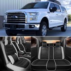 For Ford F-150 XLT Crew/Extended Cab Pickup 4D Truck 5-Seat Full Set Seat Covers