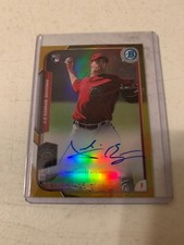 2015 Bowman Chrome  Auto Gold Refractor Rookie Archie Bradley