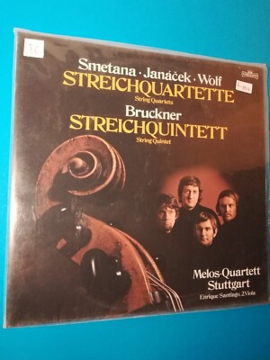 SMETANA JANACEK WOLF BRUCKNER - Streichquartette Streichquintett - 2LP /L804