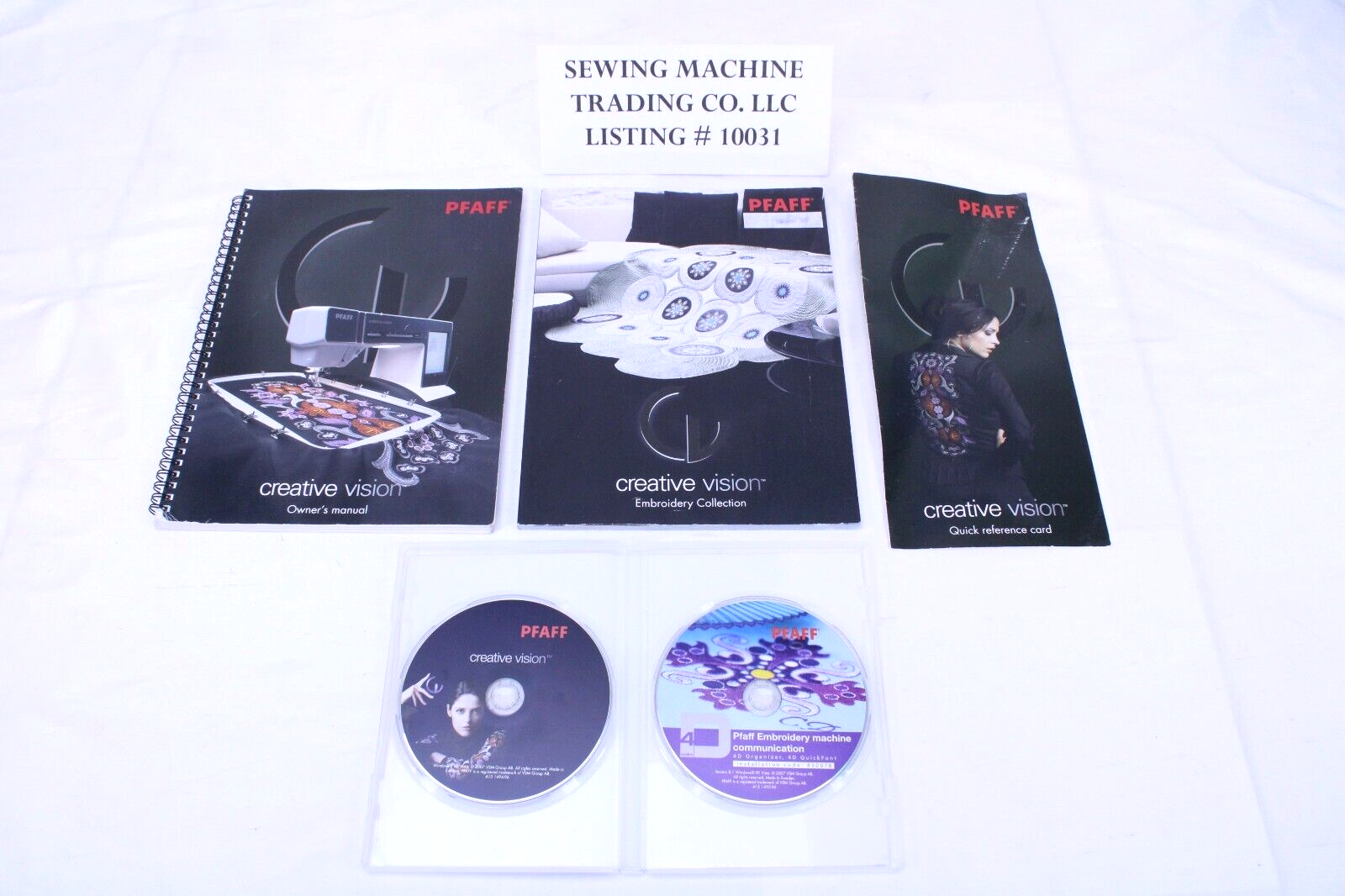 MINT PFAFF CREATIVE VISION SEWING & EMBROIDERY MACHINE SWEDEN MADE 5.5