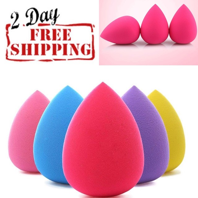 Makeup Sponge Blender Set Sponges Wet Dry Use Foundation Blending One