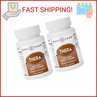 GeriCare Thera High Potency Multivitamin Caplets, Blend of Vitamins and Minerals