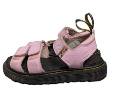 Dr Martens Klaire J Sandals Girls 1 Pink Leat...