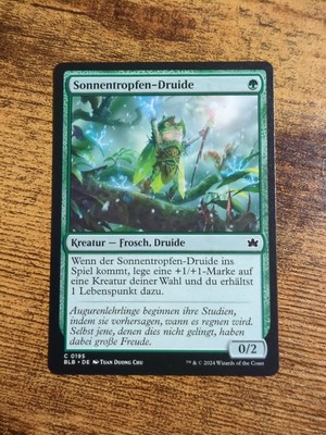 Magic The Gathering Bloomburrow Sonnentropfen-Druide C BLB0195 Deutsch NM
