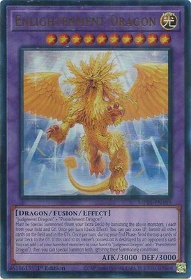 Yugioh! Enlightenment Dragon - MP25-EN189 - Ultra Rare - 1st Edition Near Mint, 