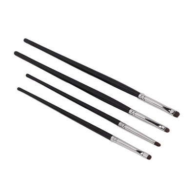 4x Eye Shadow Eyeline Brushes Soft Brush Comfortable Handle Hair Detail Make SET