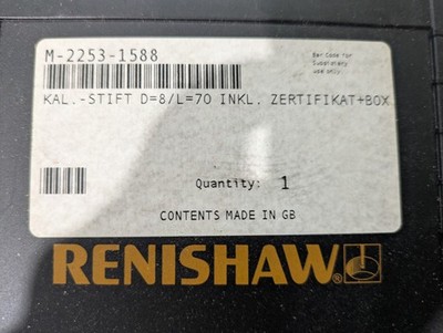 Renishaw M-2253-1588 M-2253-1822 Calibration Pin CMM Stylus Set 8mm Industrial