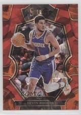 2022-23 Panini Select Premier Level Red Cracked Ice Prizm Devin Booker #138 9l4