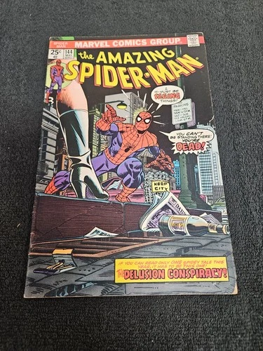 1975 MARVEL AMAZING SPIDER-MAN #144 VG/FN 1ST FULL APP GWEN STACY MVS INTACT