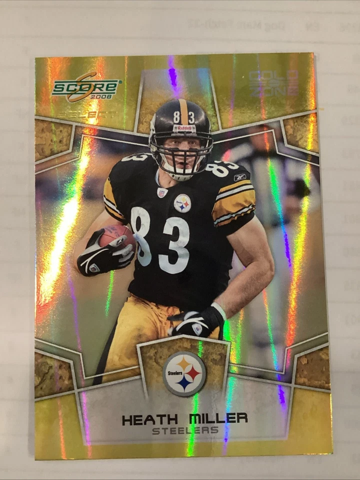 Score Select Heath Miller Gold Zone Insert /50 - Image 3 of 4