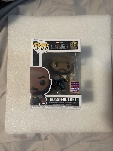 Funko Pop Boastful Loki 984 Marvel— Target Exclusive 2022 WonderCon
