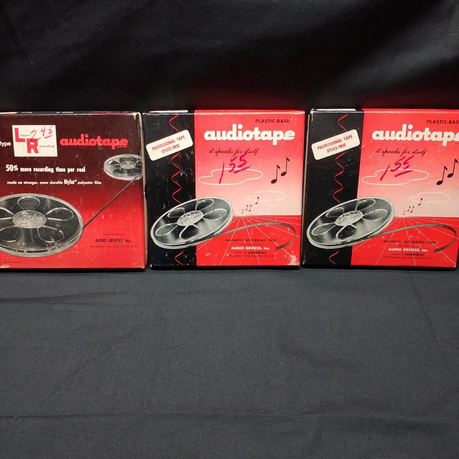 5" Reel To Reel Audiotape, 1/4 Inch Blanks, Lot Of 3
